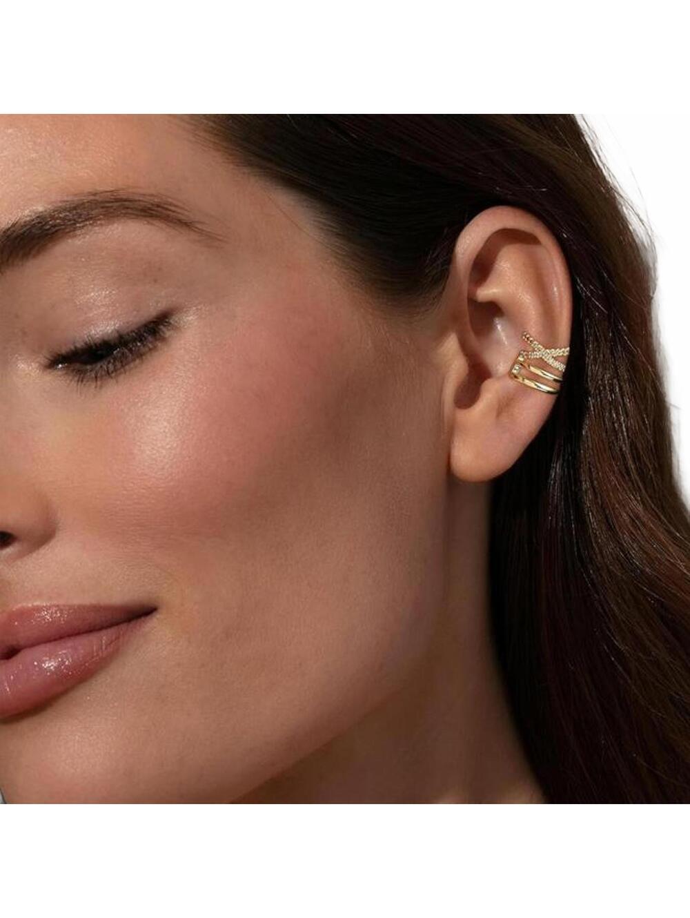 Ear Cuff Non Piercing Women's Wrap Earring Romantic Wedding - Picture 2 of 5